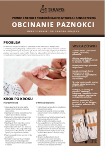 obcinanie paznokci - integracja sensoryczna